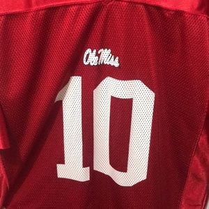 OLE MISS football jersey #10 NCAA apparel